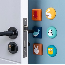 Door Stopper: Anti-Pinch, Anti-Slam, Door Ding Guard Door Stopper Swan 15ea