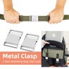 Metal Side Release Buckle, 2 Sets Webbing Bag Clip Lock,
