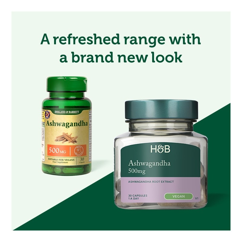 Holland & Barrett Ashwagandha 500mg Capsules