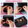 sourcing map Leather Magnetic Snap Buckle Lock, Sew on Toggle