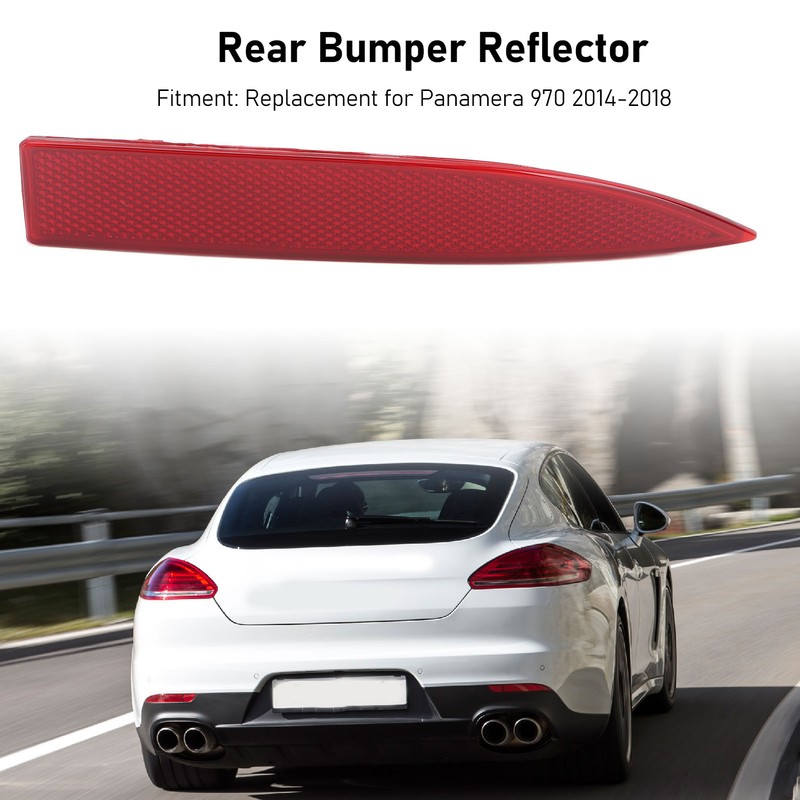 Rear Bumper Reflector Improved Visibility Red Marker Bumper Reflector for