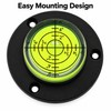Round Bubble Level Tool – Circular Spirit Level Gauge with