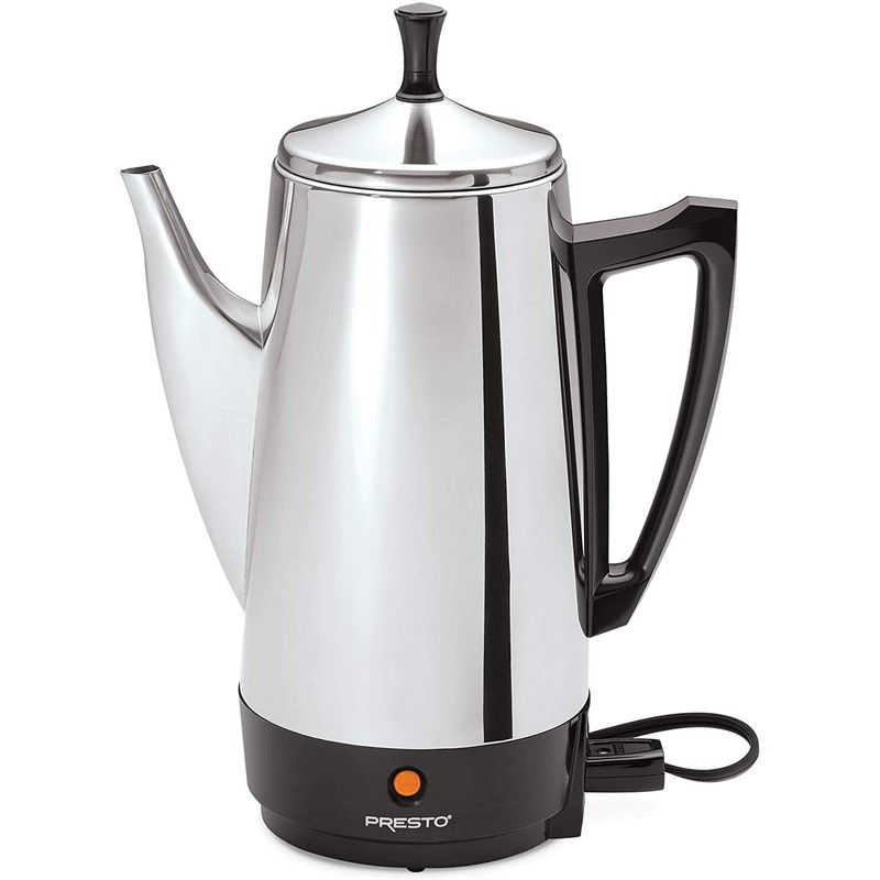 Presto New 12 Cup Stainless Steel Perk Brews Great Tasting