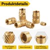 Pack of 335 Threaded Inserts, Threaded Inserts 3D Printing M2
