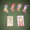 SMA 1:12 Dollhouse Miniature Christmas Stocking and Banners Kit DI
