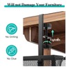TNOMSNO Cable Management Desk, Cable Management Under Desk Drill-Free Undertable