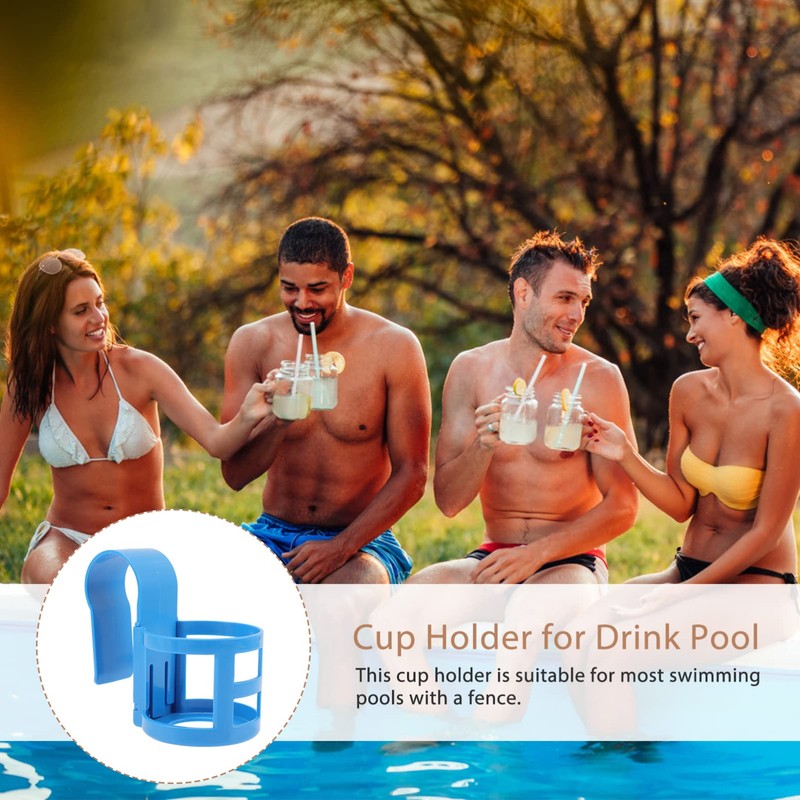 Outanaya Cup Holder for Above Ground Pool Clip Drink Holder