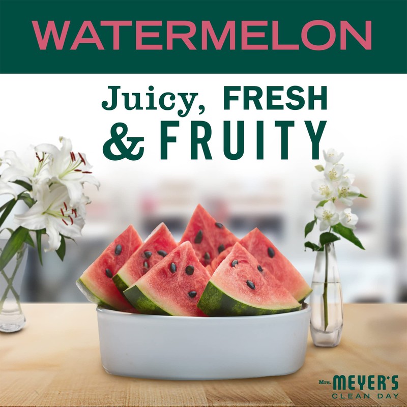 Mrs. Meyer's Foaming Hand Soap, Biodegradable Hand Wash Made with