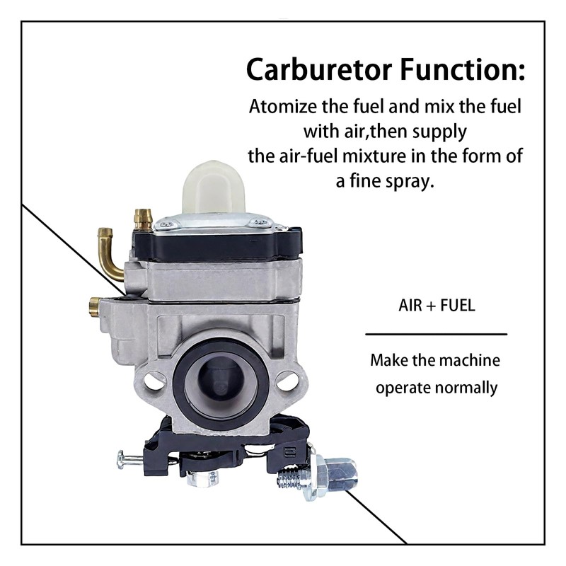 Carburetor for Badger WB26BCI 26cc 2-Cycle Grass Shears - Compatible