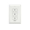 Hunter Universal Fan-Light Wall Control (Receiver Not Included), 99815, White