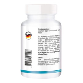 GABA Capsules 750mg - 180 High Dose Vegan Capsules - 1500mg GABA per Daily Dose | Vitamintrend®