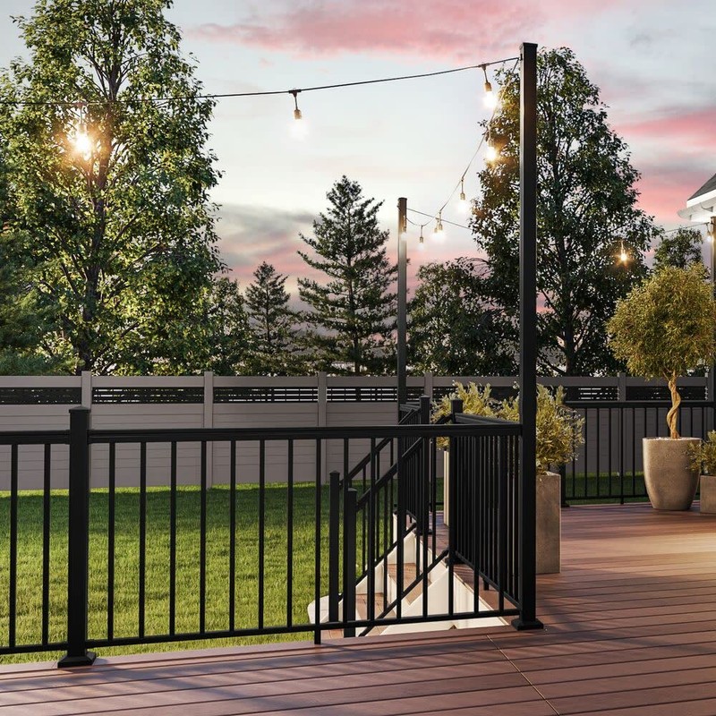 VersaRail 2.5-in Post Extension, Matte Black