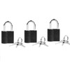 Lamondre Padlock Small Padlock with Keys Suitcase Locks Luggage Locks