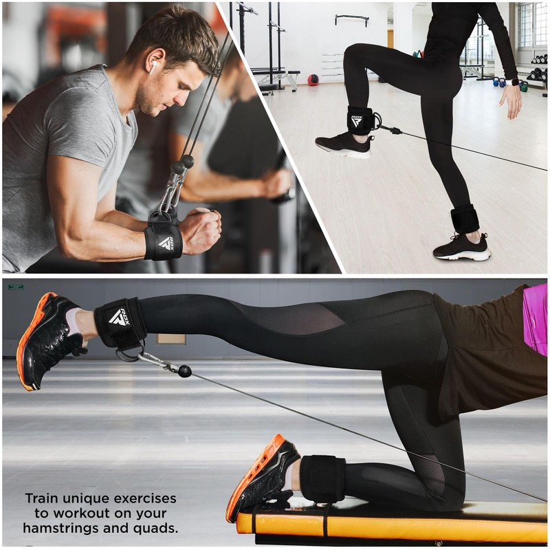 RDX Ankle Strap for Cable and Resistance Bands - Cuff