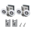 uxcell 25mm Shower Door Rollers, Sliding Shower Doors Wheels 304