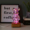 EXIGENT 3D LED Light Bear Fireworks Lamp Night Light Flashing
