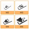 1780 Pcs M2 M4 M5 M3 Screws Set, Metric Bolt