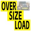 Magnetic Oversize Load Signs for Trucks, 3 Pcs - 11.61"
