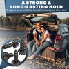 Black License Plate Screws Kit - Set of 8 Fasteners
