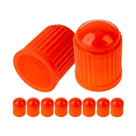 10pcs Red Hard Plastic Valve Caps for Car Tires with Schrader Valve, O Seal, Car Protective Caps, Tyre Valve Cover Car, Air Valve Caps, Car Valve Caps, Valve Protector