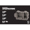 Southwire MSBMMT3G 3 Gang Multi Mount Device Box with Depth