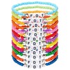 BHronony FDT Bead Friendship Bracelets - 12pcs Colorful Jewelry for