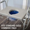 DMI 100 Count Universal Bedside Commode Liners, Portable Potty Toilet