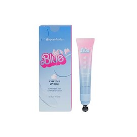 Bálsamo Labial Supershades Lets Go Blue Que Cambia De Color, Con Protección Fps, Cabezal De Masaje Metálico, Brillo Labial, Hidratación Ligera Y Brillante.