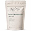 N2H Creatina Monohidratada 100% Pura, 600g, 5 g por Porción,
