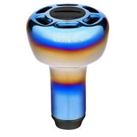 Gomexus T30 Reel Handle Knob, Titanium, 1.2 inches (30 mm), Daiwa Type, S, Shimano Type A Handle, Replacement, Spinning Reel, Bait Reel, Compatible with Sea Fishing, Light Game, Lightweight, Lure