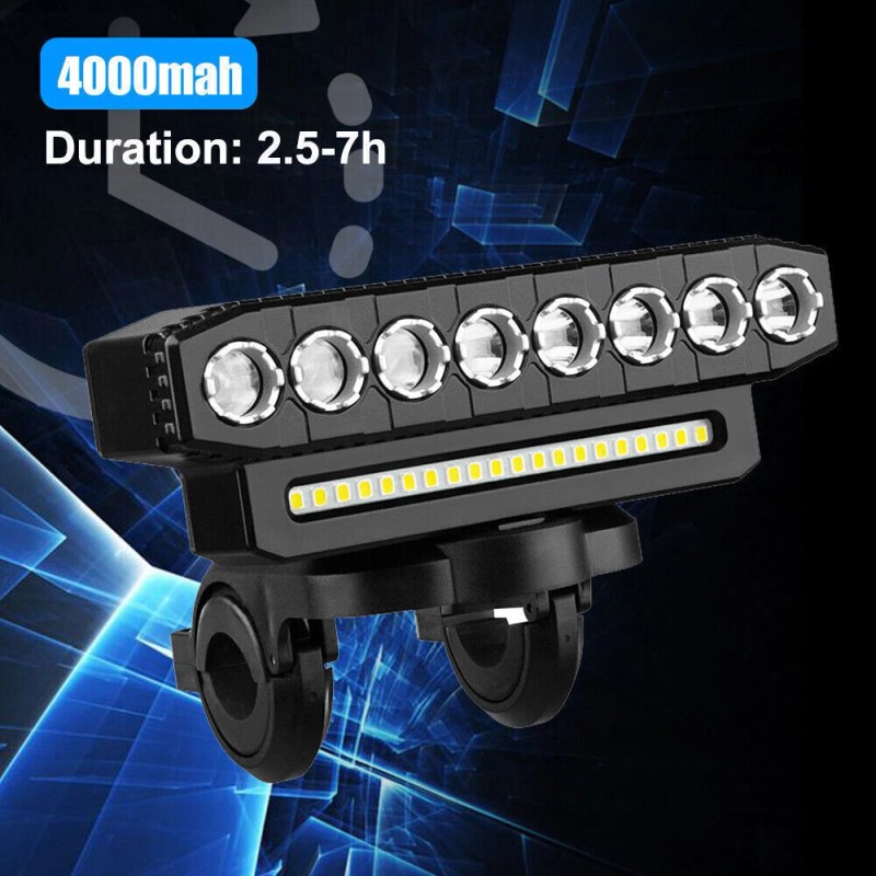 summer_home USB Rechargeable Bicycle Front Headlight Super Bright LED Bike