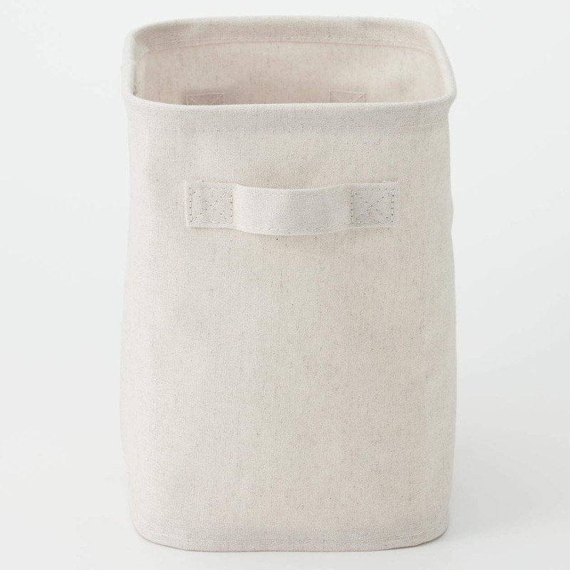 Muji 02118815 Polyester Cotton Linen Blend, Softbox, Rectangle, Medium, Half,