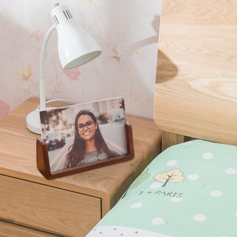 7x5 Photo Picture Frames with Mount for Standing Tabletop Wedding