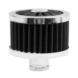 RASNAUTO 23mm Valve Cover Breather Filter Car Air Filter Universal Cold Air Intake Filter High Flow Vent Black