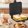 Panini Press Sandwich Machine Aluminum Alloy Double Sided Heating Nonstick