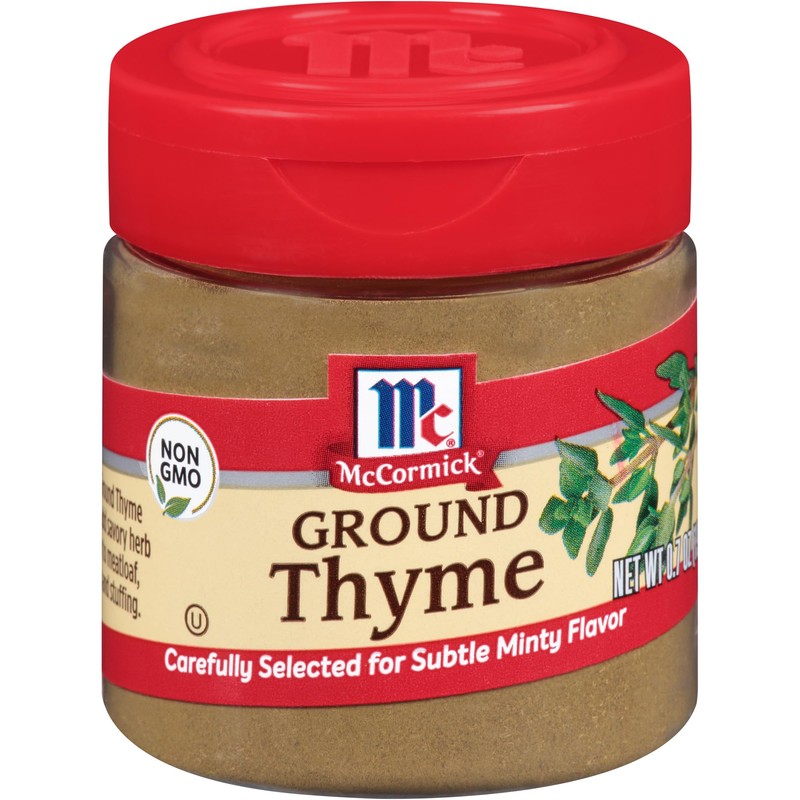 McCormick GROUND THYME .7oz (4 Pack)