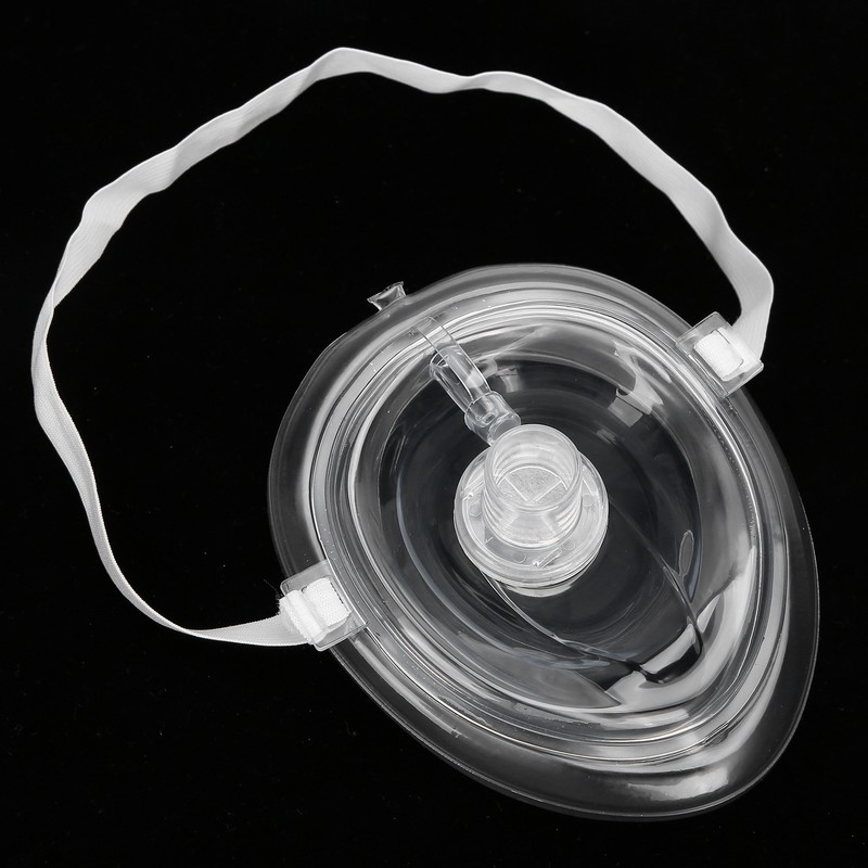 Pocket Resuscitator OneWay Valve Breathing Emergency Artificial CPR Rescue Face