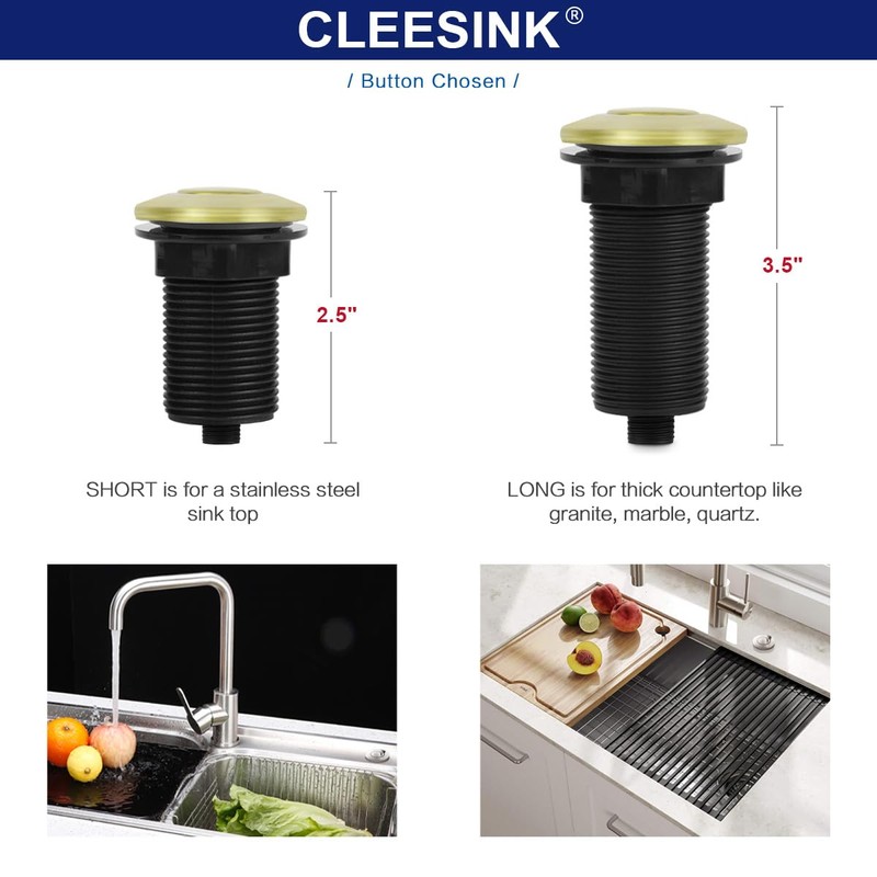 Garbage Disposal Switch, Cordless Air On Off Kit for Food