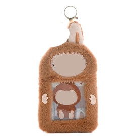 Photocard Holder, Fotokartenhalter, Niedliche Klare Plüsch Kartenhüllen, Card Saver, Fotokarten Displayrahmen, Fotohüllen ID Kartenhülle Bus Card Holder