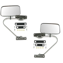 Driver & Passenger Side Mirror Set Compatible with 1980-1996 Ford Bronco 1991-1994 Explorer 1980-1983 F-100 F-150 1980-1997 F-250 1997 F-250 HD F-350 1983-1992 Ranger