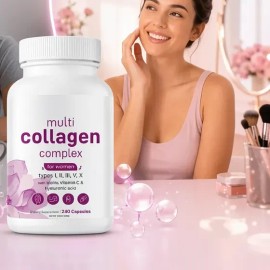 Colágeno Multi Para Mujer 240 Cáps Biotina Vitamina C