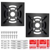Qopaw Security Camera, Mounting Hardware, Pole, 2 PCS, Black, Bracket,