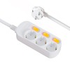 NEUVIELE Multiple Socket 2-6 Way Power Strip Individually Switchable Child
