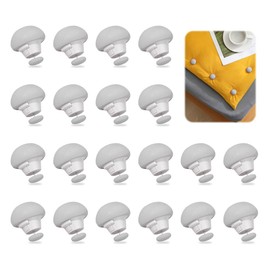 Bieiyhe Pack of 20 duvet holders, grey, duvet clips non-slip, duvet cover clips, quilt fixer duvet, quilt fixing clips, duvet cover fixing clips for curtains