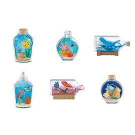 Reement Pokémon AQUA BOTTLE Collection ~ Kagayaku Waterside Touring ~ Box Product, 6 Types, 6 Pieces