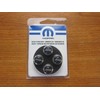 Mopar Jeep Black Valve Stem Caps New OEM