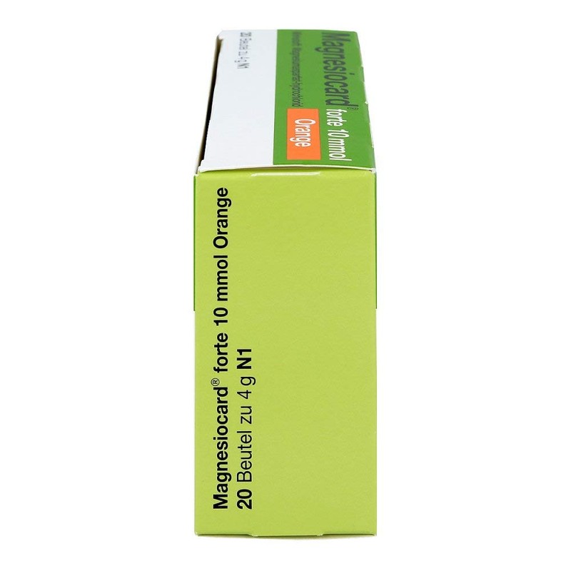 MAGNESIOCARD Forte 10 mmol Orange Plv.z.H.e.L.z.E. Pack of 20
