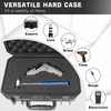 LadyRosian Portable Hard Case with Customizable Pluck Foam Interior Waterproof