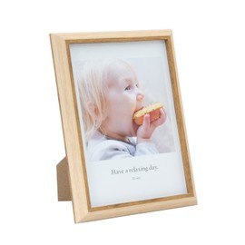 Fujicolor 507021 Photo Frame, Natural Color Frame, 2401K, Cabin Size, 2L, Brown