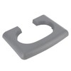 Center Console Cup Holder Pad Armrest Lid Cover Gray Fit